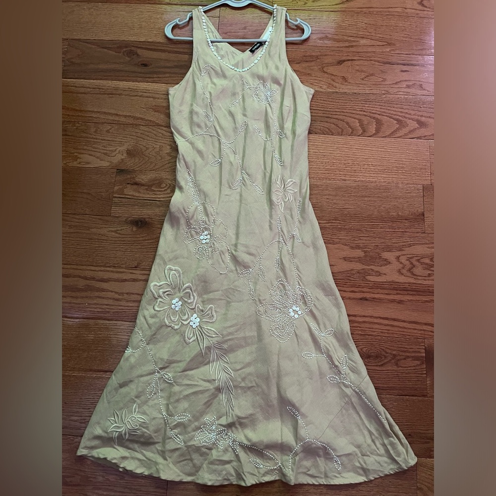 Pomodoro vintage embroidered and beaded dress